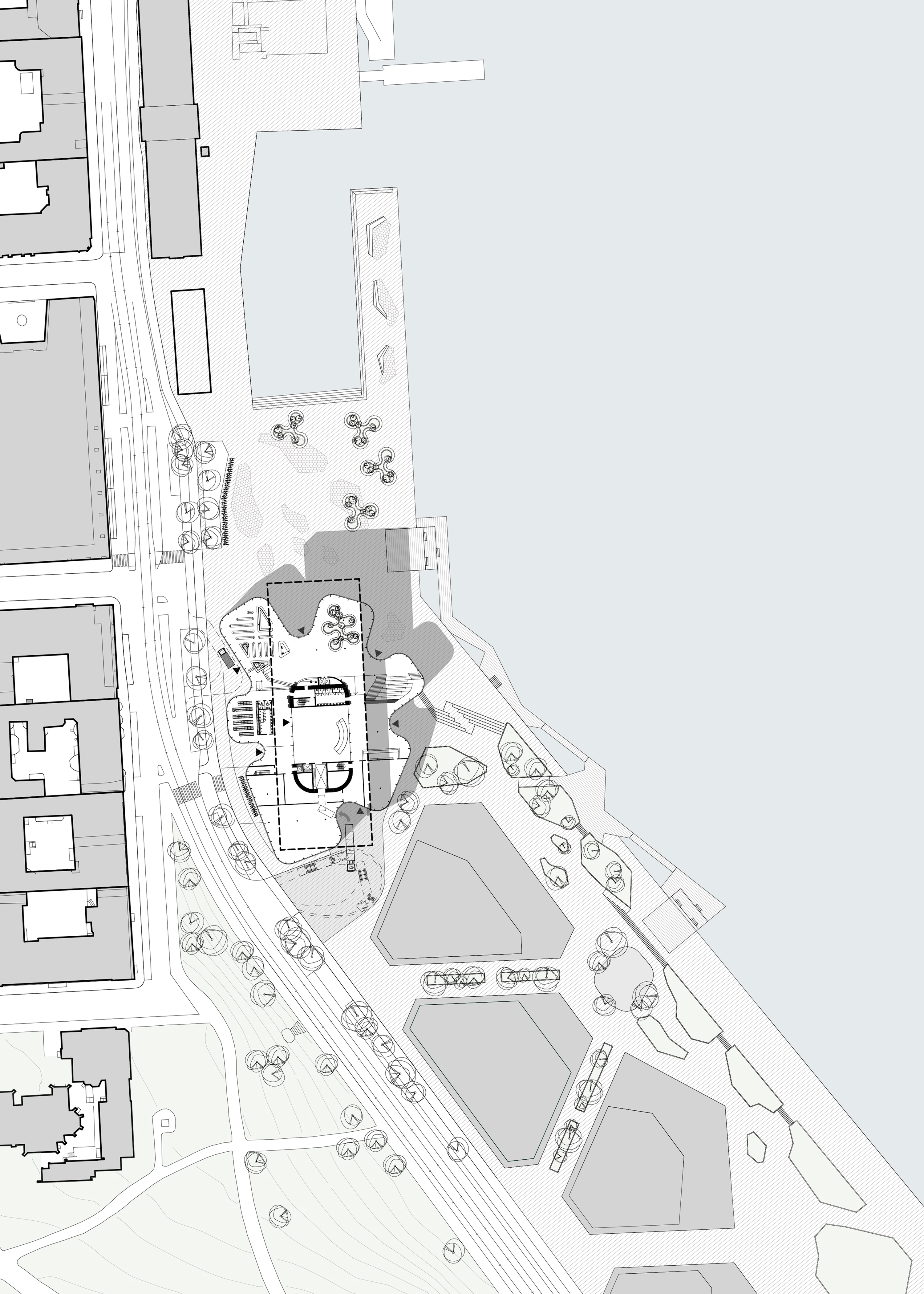 Design drawing for Meltsinki, Helsinki, Finland.