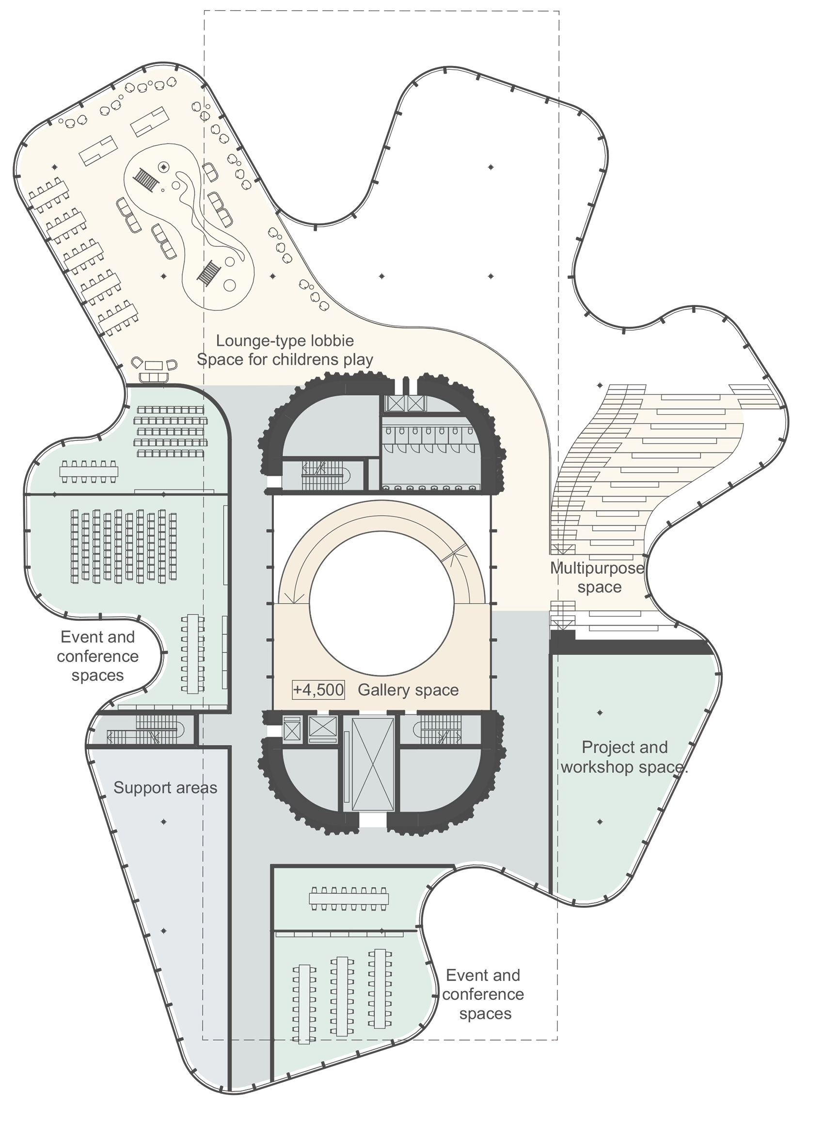 Floor plan 2 for Meltsinki, Helsinki, Finland.