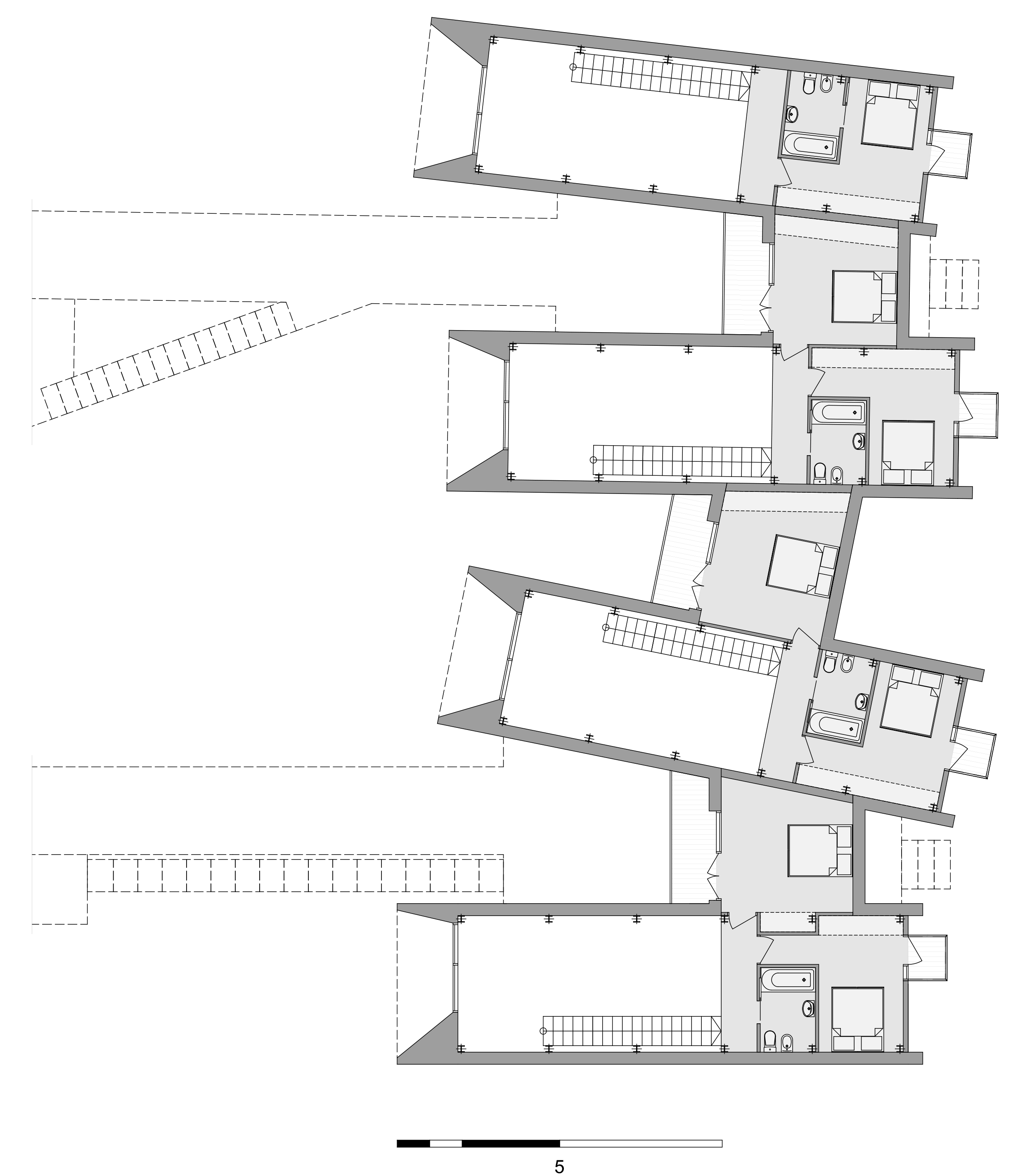 Floor plan 6 for Svechanka, Vitebsk region, Belarus.